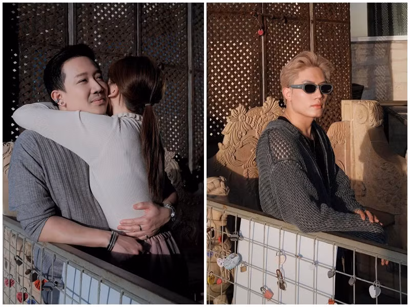 Dưới bài đăng của Trấn Thành, ca sĩ Anh Tú bình luận: "Chúng tôi đã ăn no, còn bạn?". Hiện tại, Anh Tú lưu diễn cùng vợ chồng Trấn Thành. Ảnh: FB Trấn Thành, Anh Tú.