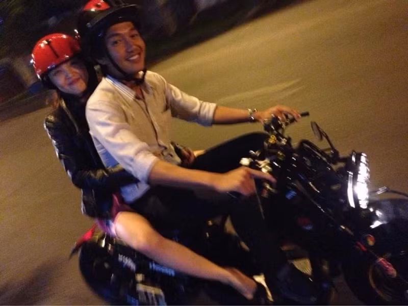 Linh Phi chia sẻ trên Tiền Phong, cô có cảm tình với Quang Tuấn là dựa vào cách anh cư xử với những người xung quanh. Ảnh: FB Quang Tuấn.