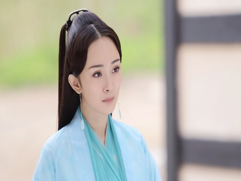 Tạo hình của Dương Mịch trong các phim cổ trang gây ấn tượng. Ảnh: HTV.