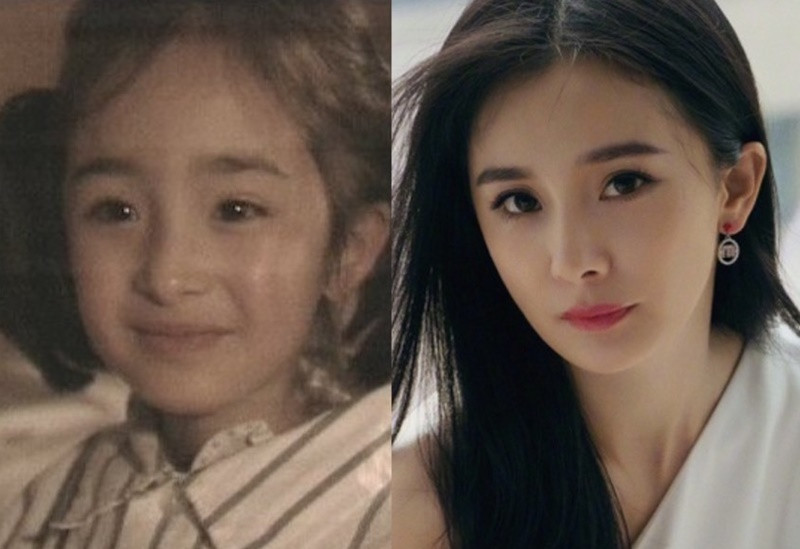 4 tuổi, Dương Mịch đóng vai phụ trong Vua ăn mày của Châu Tinh Trì. 6 tuổi, người đẹp tham gia Hầu Oa cùng Lục Tiểu Linh Đồng. Ảnh: Vietnamnet.