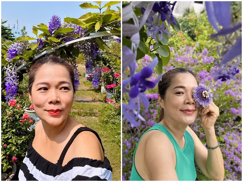 Vợ chồng ca sĩ Mỹ Lệ có một khu vườn rộng hơn 10.000m2 ở phường Phú Thọ Hòa, quận Tân Phú (TP HCM). Theo Vietnamnet, vợ chồng nữ ca sĩ dành 50% diện tích làm kho bãi, phần còn lại làm vườn ươm.