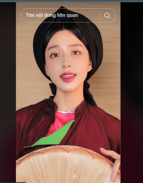 Không có liền anh xuất hiện trong clip của Thùy Tiên khiến Hòa Minzy thắc mắc. Ảnh: TikTok Thùy Tiên.