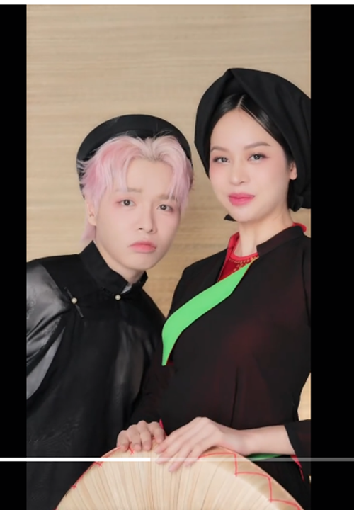 Liền anh của Thanh Thủy là ca sĩ Đức Phúc. Ảnh: TikTok Thanh Thủy.