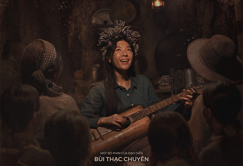 Diễm Hằng Lamoon vào vai một nữ du kích trong phim điện ảnh Địa đạo: Mặt trời trong bóng tối sắp ra rạp. Ảnh: Fanpage Địa đạo.