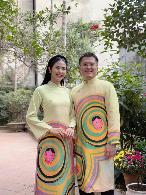 Hiện tại, Ngọc Hân mang bầu khoảng 4 tháng. Ảnh: FB Ngọc Hân.