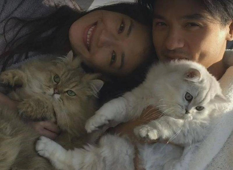 Nữ diễn viên từng chia sẻ trên iFeng, nếu phải chọn giữa Phùng Đức Luân và mèo cưng của mình, cô không ngần ngại chọn vế sau. Ảnh: Instagram Thư Kỳ.