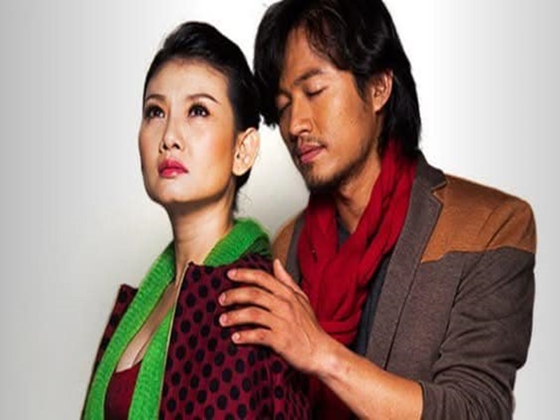 Mỹ Uyên và Quý Bình đóng chung các vở kịch Gương mặt kẻ khác, Phía sau tội ác... Ảnh: FB Mỹ Uyên.