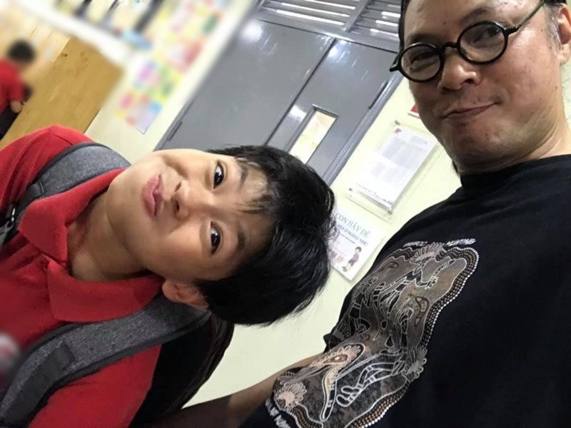 Sau Bố ơi, mình đi đâu thế mùa đầu tiên, con trai Trần Lực tập trung vào việc học tập. Ảnh: FB Trần Lực.