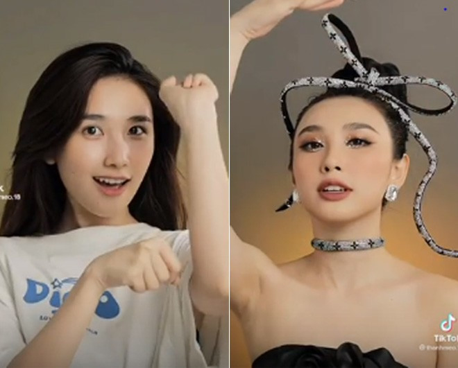 Trào lưu nổi tiếng này trên mạng xã hội TikTok và thu hút rất nhiều bạn nữ tham gia. Trong đó, màn “biến hình” của hot girl Quỳnh Thi, Linh Ngọc Đàm và Thanh Mèo được biết đến rộng rãi.