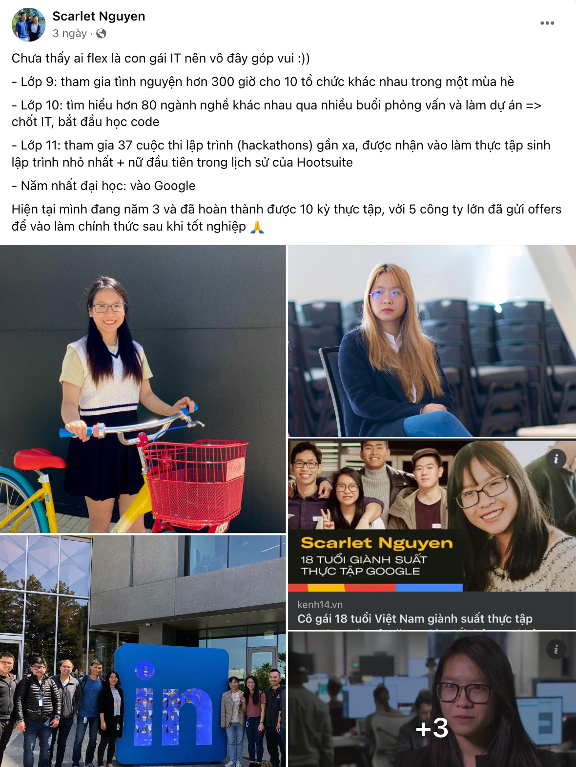 Rất nhiều thành tích đáng nể trong học tập lẫn sự nghiệp của những người tham gia trào lưu mạng xã hội này đã trở thành động lực cho các bạn trẻ.