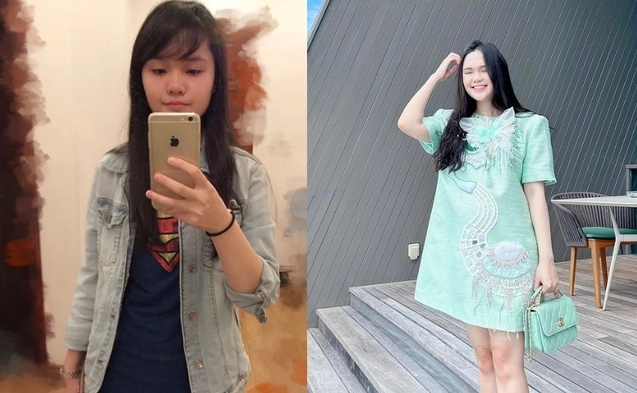 Quỳnh Anh - vợ Duy Mạnh là hot girl bán hàng online, con gái cựu Chủ tịch CLB Sài Gòn vốn dĩ đã sở hữu gương mặt phúc hậu cùng nụ cười tươi tắn.