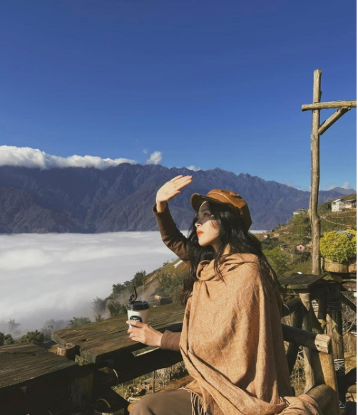 Một số điểm check-in ở Sa Pa nổi tiếng như: núi Hàm Rồng, nhà thờ đá Sa Pa, bản Tả Phìn, bản Sín Chải, thung lũng Mường Hoa – Bãi đá cổ Sa Pa,...Ảnh: @hoajuly