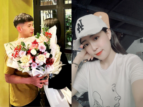 Hồng Duy công khai bạn gái vào tháng 2/2022 qua bức ảnh che khéo gương mặt. Thỉnh thoảng, vào những dịp đặc biệt, chàng cầu thủ mới đăng hình nửa kia nhưng vẫn không lộ nhan sắc của cô.