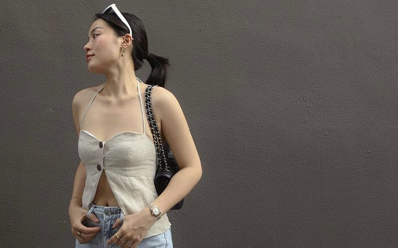 Mỹ nhân 27 tuổi cũng được mệnh danh là bản sao Tăng Thanh Hà với vẻ đẹp yêu kiều, phong cách bình dị.