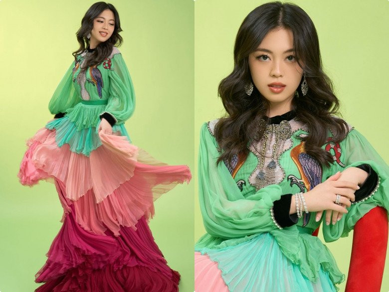 Dù không phô trương, hở bạo như nhiều hot girl hiện nay nhưng Khánh Linh vẫn chiếm sóng nhờ thần thái chuẩn con nhà giàu.