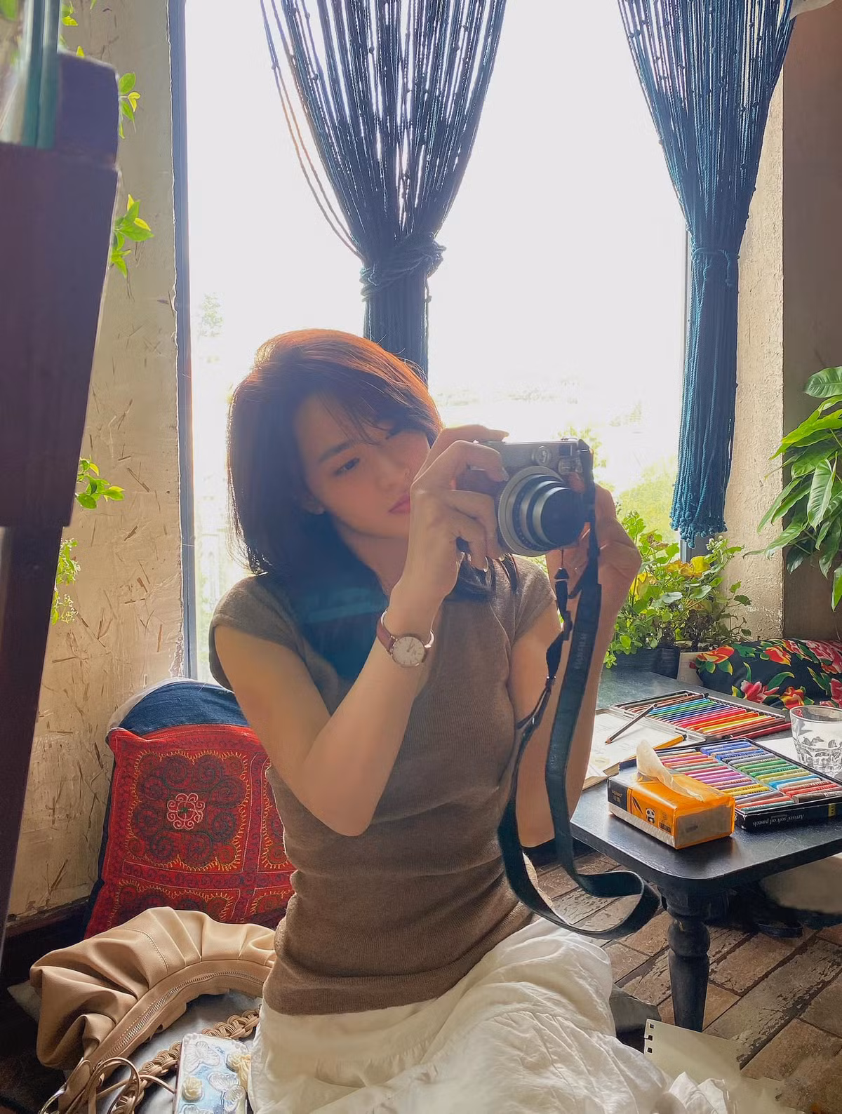 Minh Trang sở hữu nét đẹp trong trẻo, thanh thuần cùng vóc dáng cân đối và chiều cao 1m70.