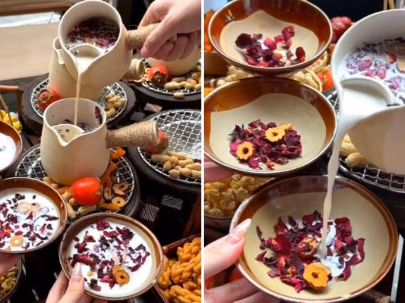 Điểm đặc sắc của nó là sự hòa quyện tinh tế giữa trà sữa truyền thống và hương thơm đặc trưng của lửa nướng.