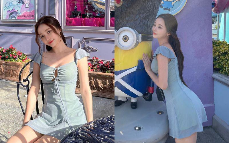 Với sắc vóc ngọt ngào như nữ thần cùng phong cách thời trang nữ tính, Min Ji luôn là một trong những nữ tiếp viên hàng không được CĐM mến mộ.