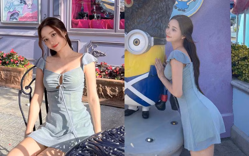 Với sắc vóc ngọt ngào như nữ thần cùng phong cách thời trang nữ tính, Min Ji luôn là một trong những nữ tiếp viên hàng không được CĐM mến mộ.