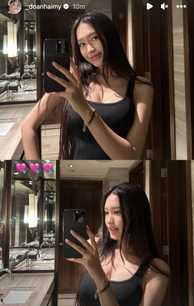 Cô dâu mới Hải My khoe nhan sắc xinh đẹp hậu đám cưới. Ảnh: Tổng hợp