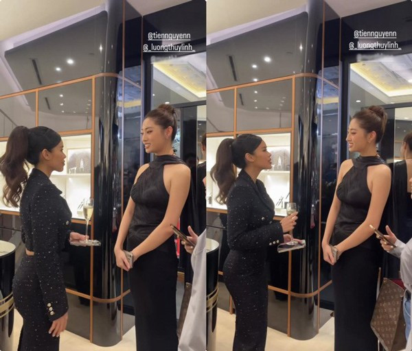 Nhan sắc của Tiên Nguyễn tại cùng sự kiện, qua ống kính phóng viên chụp lén khiến nhiều người xuýt xoa.