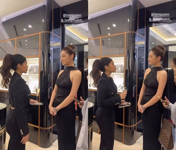 Nhan sắc của Tiên Nguyễn tại cùng sự kiện, qua ống kính phóng viên chụp lén khiến nhiều người xuýt xoa.