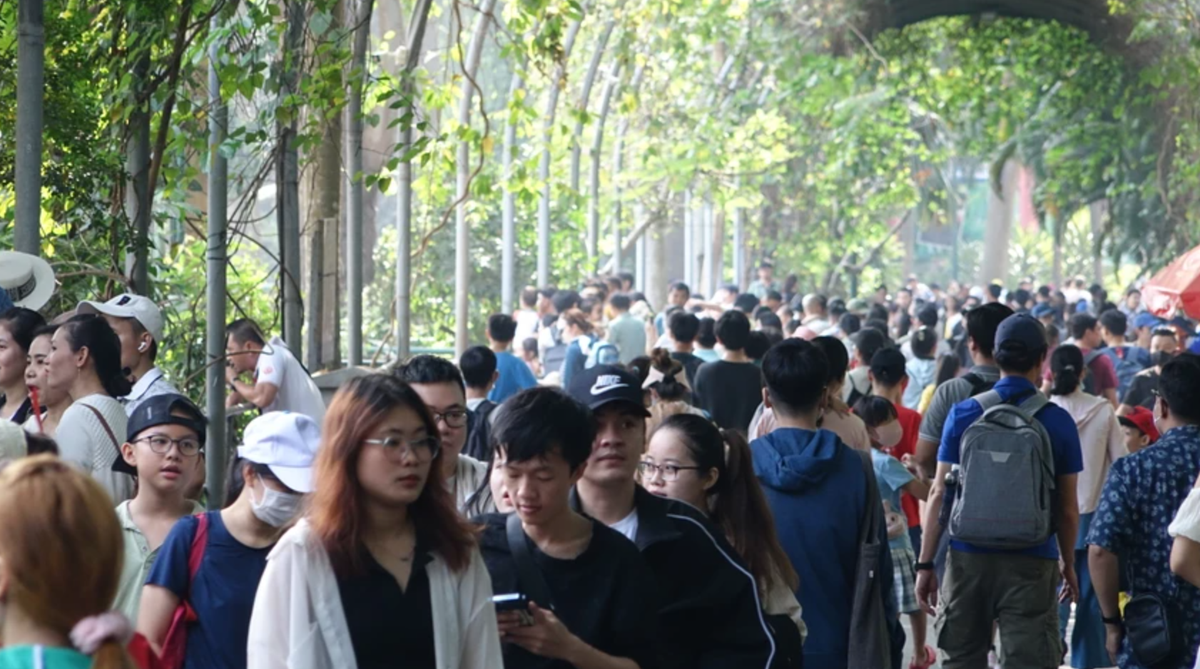 Nhieu nguoi xep hang dai de duoc vao Thao cam vien Sai Gon-Hinh-8