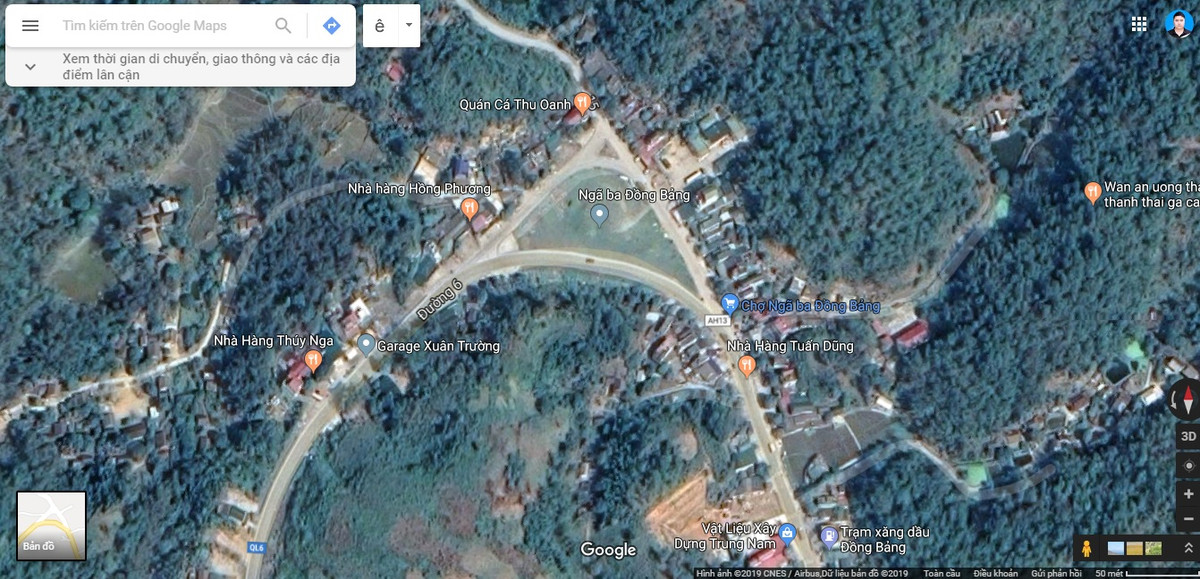 Vị trí nơi xảy ra vụ tai nạn nghiêm trọng.