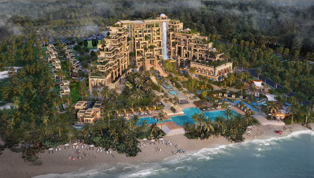 Tai hien kien truc co vung Babylon o Ho Tram MGallery