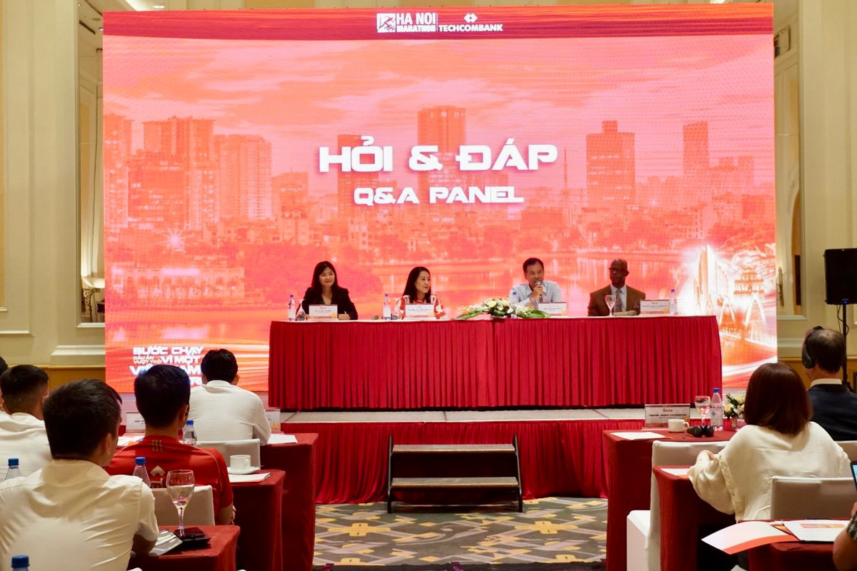 Giai chay Ha Noi Marathon Techcombank lan dau tien cung thong diep “Dau an vuot troi”