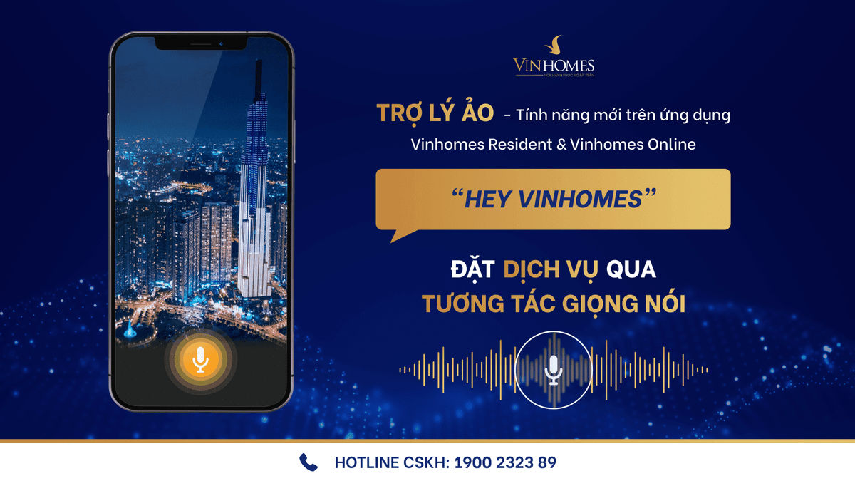 Ra mat tro ly ao tren ung dung Vinhomes Resident va website Vinhomes