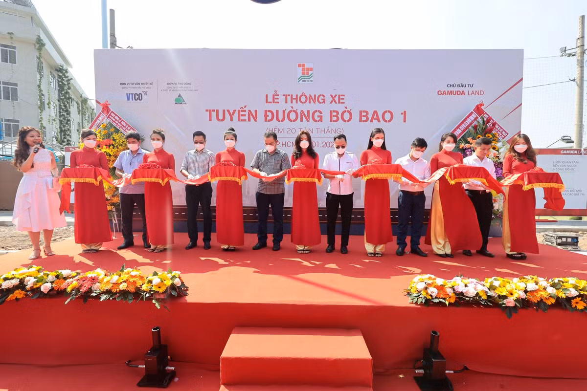 GAMUDA LAND VUA HOAN THANH TUYEN DUONG GIAO THONG TRONG DIEM CHO QUAN TAN PHU