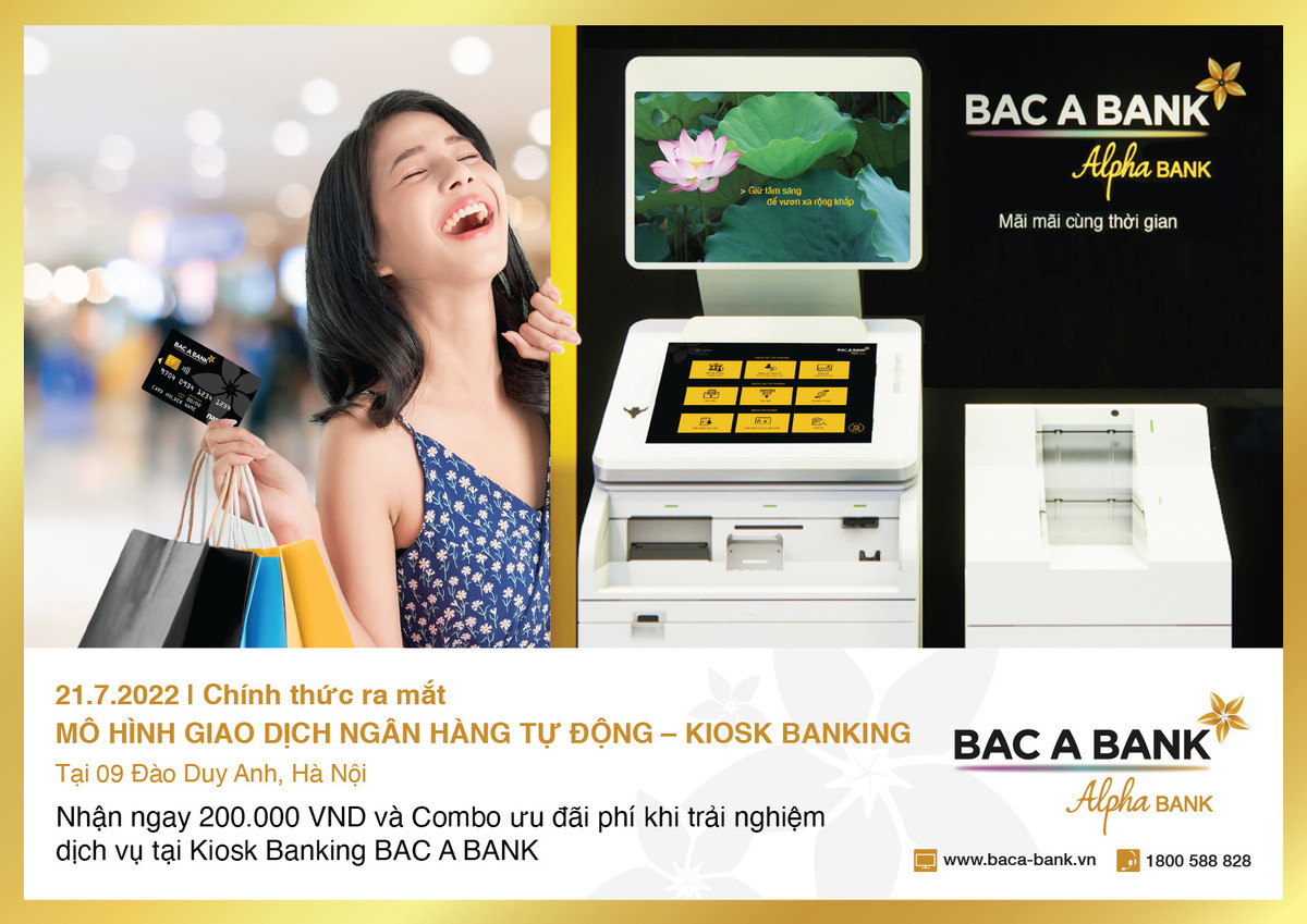 BAC A BANK ra mat mo hinh giao dich ngan hang tu dong tai Ha Noi