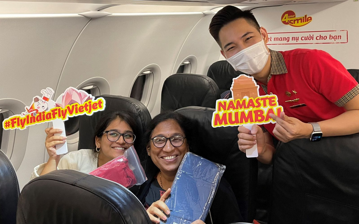 Bay thang tu Ahmedabad, Hyderabad va Bangalore (An Do) toi Tp.HCM, Ha Noi, Da Nang voi loat duong bay moi cua Vietjet