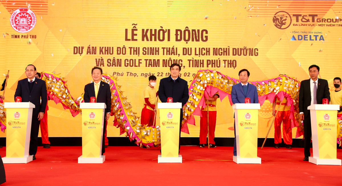 T&T Group khoi dong du an khu do thi sinh thai va san golf tai Phu Tho