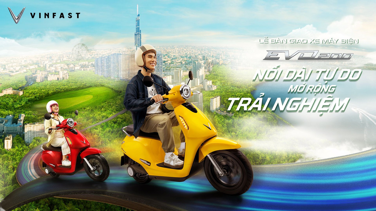 “Xe may dien quoc dan” VinFast Evo200 den tay khach hang tu ngay 29/9