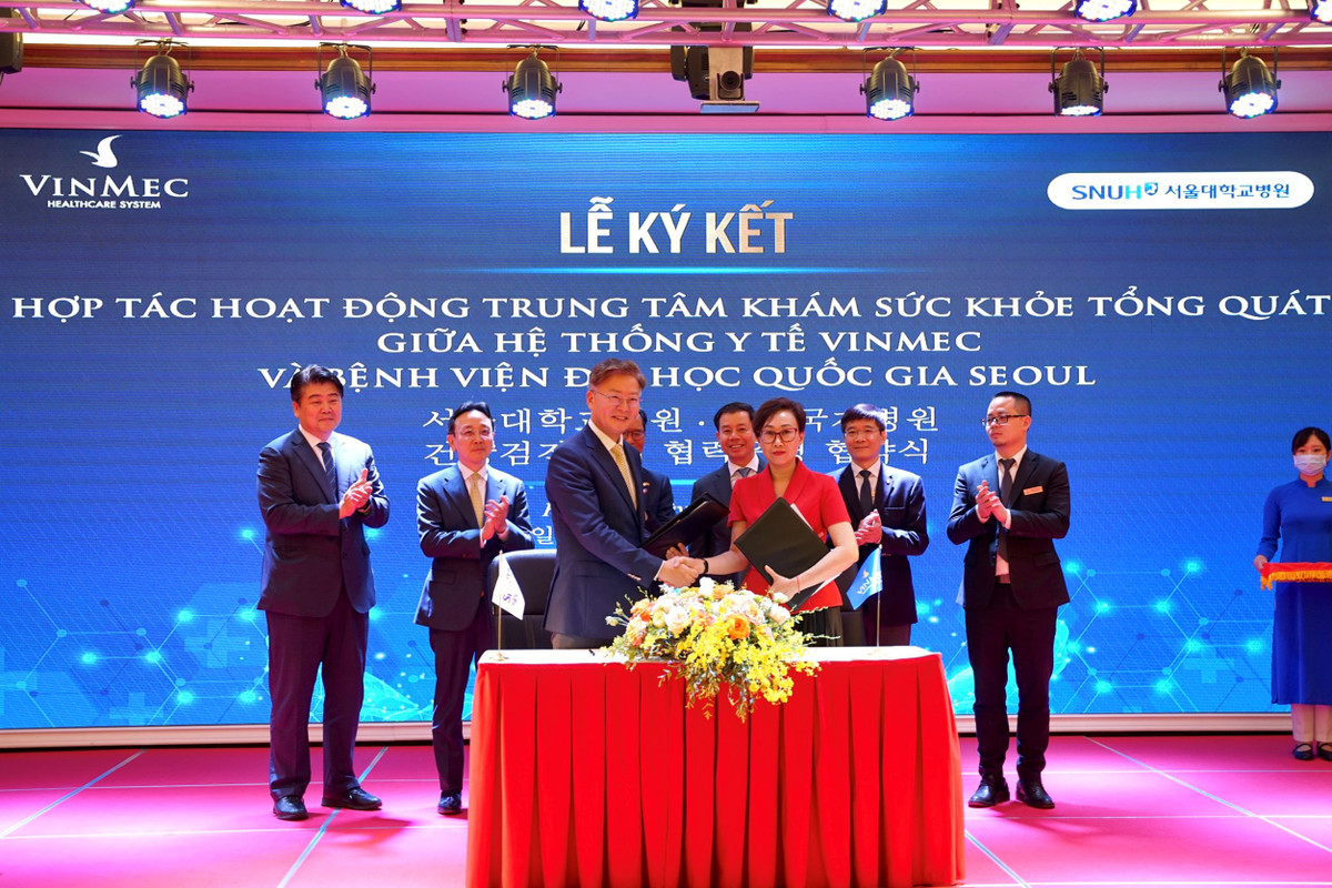 Vinmec va Benh vien Dai hoc Quoc gia Seoul hop tac nang cao chat luong y hoc du phong tai Viet Nam