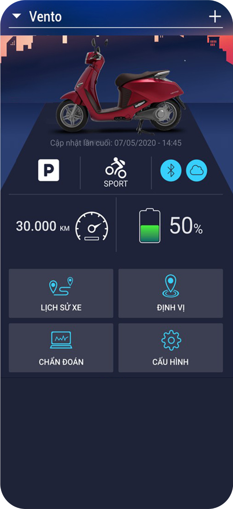 4 cong nghe dac biet tren “sieu pham” xe may dien thoi trang Vento