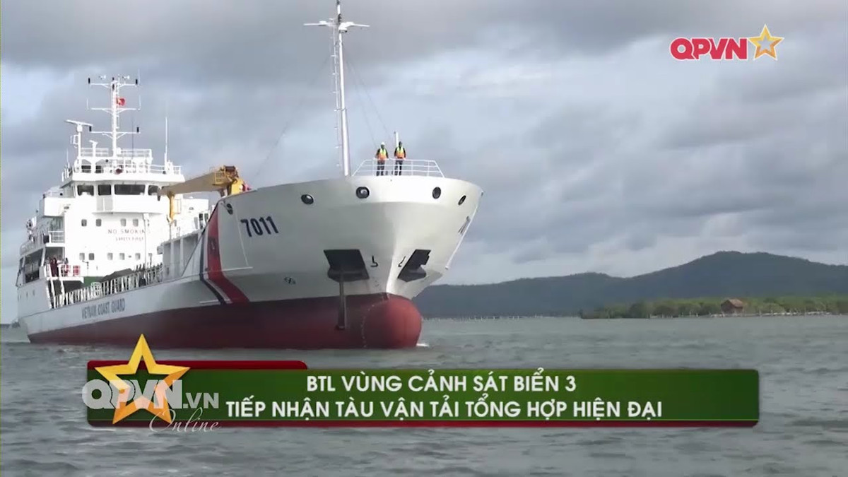 Tàu hậu cần lớn nhất được chúng ta tự đóng mới và sử dụng trong biên chế của cảnh sát biển Việt Nam là tàu lớp H-222. Tàu có nhiệm vụ chuyển dầu, nước ngọt, lương thực thực phẩm và có số thân 7011. Nguồn ảnh: QPVN.