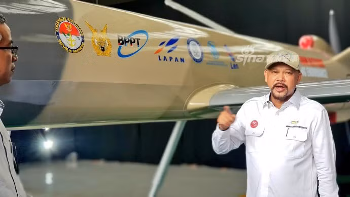 Trong lĩnh vực quân sự, máy bay không người lái của Indonesia có thể sử dụng trong việc tuần tra, giám sát, do thám trên không giúp ngăn chặn đáng kể các hành vi buôn lậu, khủng bố. Nguồn ảnh: Sina.