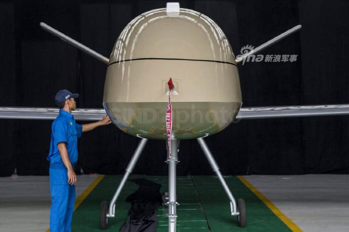 Nhiều chuyên gia cho biết, loại máy bay không người lái này có thiết kế không khác gì máy bay MQ-9 hiện đang được Mỹ sử dụng. Nguồn ảnh: Sina.