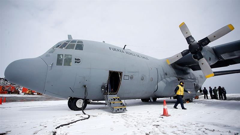 Quân đội Chile cho biết, chiếc C-130 khi đó đang thực hiện hành trình bay tới nam cực, trên máy bay có 17 thành viên phi hành đoàn, 21 hành khách trong đó có 3 nhân viên dân sự. Nguồn ảnh: Pinterest.