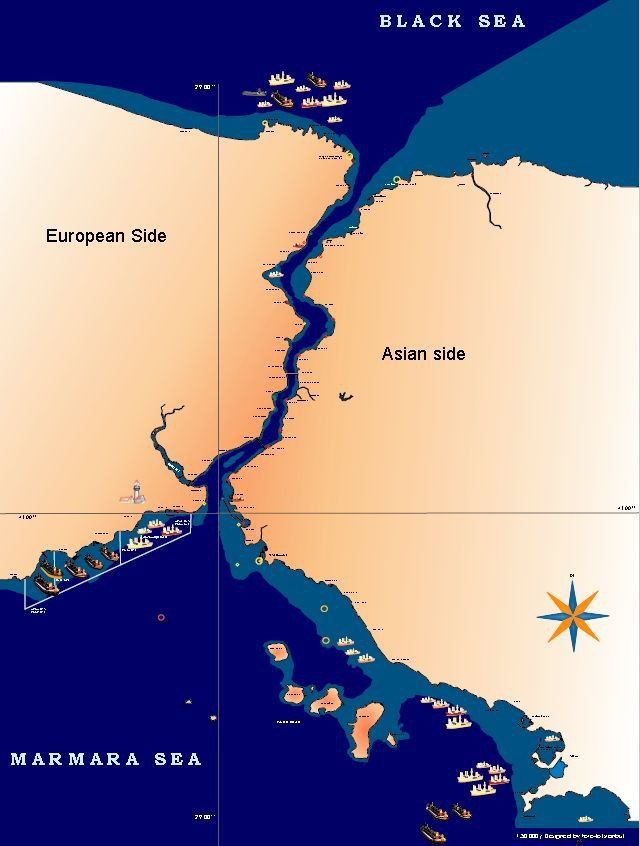 Bên cạnh 2 căn cứ không quân Incirlik và Kurecik, Thổ Nhĩ Kỳ còn nắm trong tay một quân bài cực kỳ quan trọng khác đó chính là eo biển chiến lược Bosphorus.