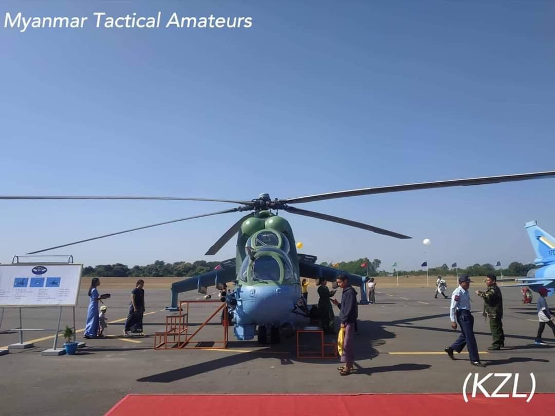 Trực thăng tấn công Mi-35PM - loại trực thăng do Nga sản xuất dựa trên phiên bản Mi-24, chuyên dùng cho công tác huấn luyện phi công trực thăng chiến đấu. Nguồn ảnh: MTA.