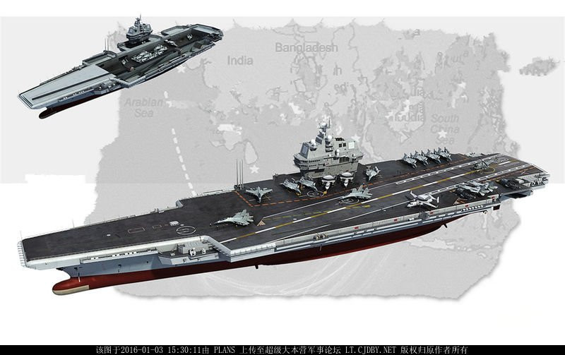 Tuy nhiên không chỉ vậy, Trung Quốc còn thiếu rất nhiều kỹ thuật chế tạo tàu sân bay hạt nhân - trong đó quan trọng nhất là hệ thống phóng máy bay phản lực trên đường băng hàng không mẫu hạm làm thẳng và thu hồi chiến đấu cơ bằng dây hãm đà. Nguồn ảnh: QQ.