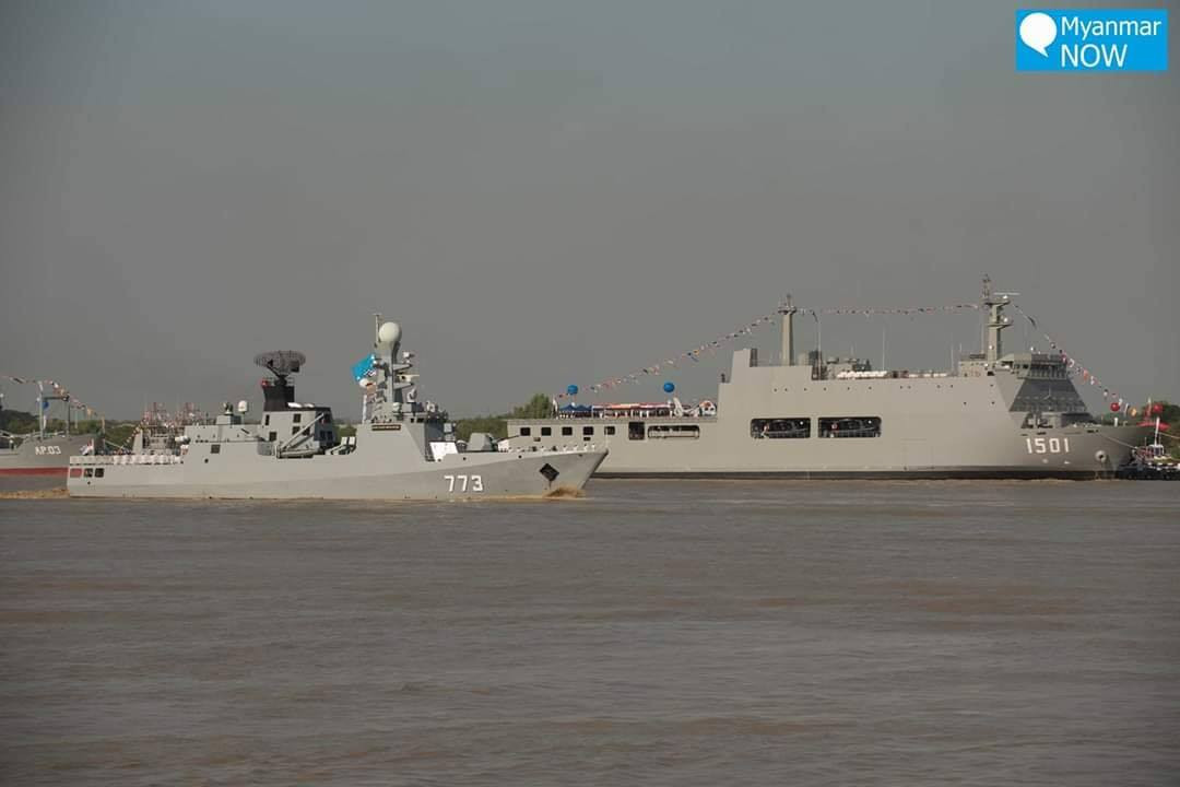 Tàu hộ vệ lớp Anawratha được Myanmar tự thiết kế và đóng mới với số thân 773. Đây hiện tại là một trong số ba hộ vệ hạm lớp Anawratha đang phục vụ trong biên chế Hải quân Myanmar hiện tại. Nguồn ảnh: Livejournal.