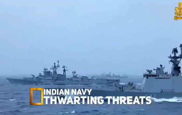 Hải quân Ấn Độ vừa tung ra một video quảng cáo cho sức mạnh của lực lượng này nhân Ngày Hải Quân. Trong đoạn video này, nhiều loại khí tài cực khủng của Ấn Độ đã xuất hiện nhằm biểu trưng cho sức mạnh của lực lượng này. Nguồn ảnh: QQ.