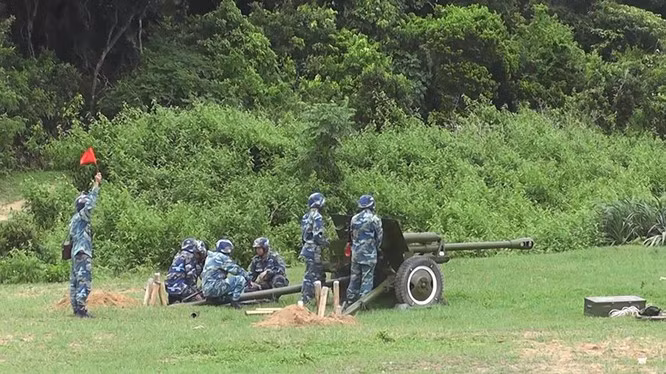 Đầu năm 2019, lực lượng Hải quân Đánh bộ Việt Nam đã được biên chế lại những khẩu pháo ZIS-3 Stalin. Nguồn ảnh: Pinterest.