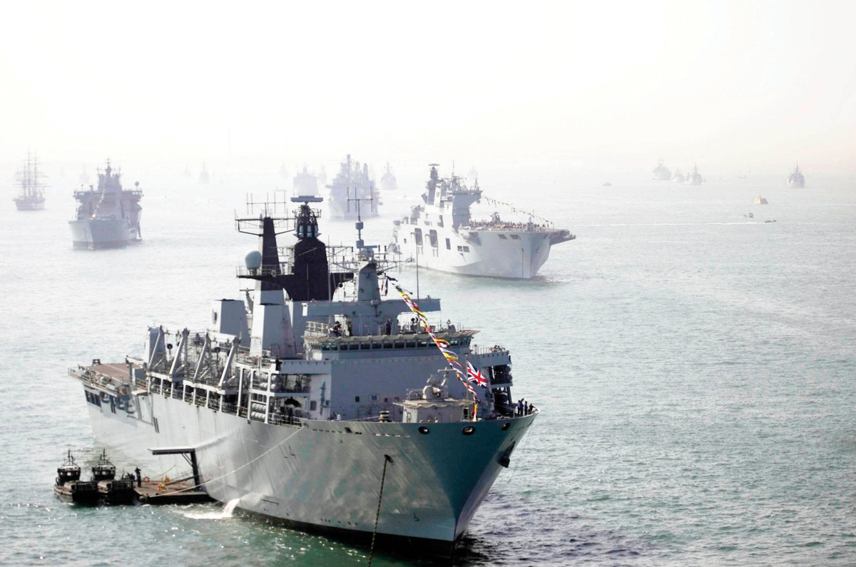 Đứng ở vị trí thứ tư là Hải quân Anh - lực lượng mà mới cách đây hơn 100 năm vẫn còn "vang danh" là lực lượng hải quân mạnh nhất thế giới. Nguồn ảnh: Pinterest.