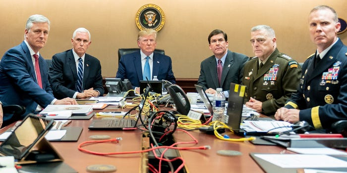 Thủ lĩnh của lực lượng Hồi giáo Cực đoan ISIS cũng đã bị tiêu diệt theo lệnh của oogn Donald Trump. Tên khủng bố này từng được treo giải 25 triệu USD tiền thưởng cho bất cứ ai cung cấp thông tin nào để Mỹ có thể bắt được hắn. Nguồn ảnh: BI.